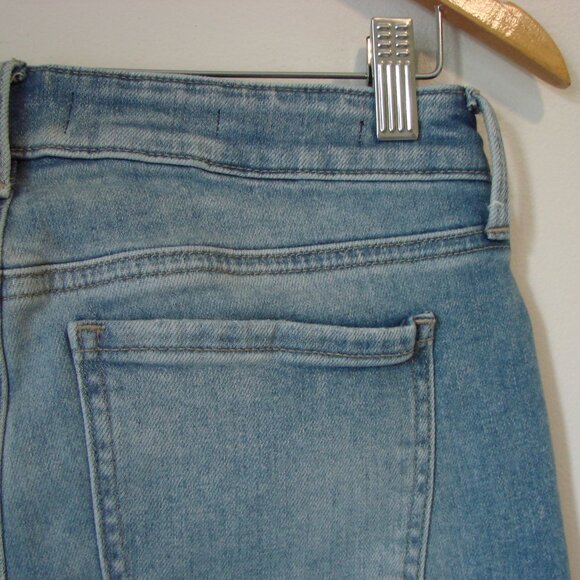 NYDJ Flare Jeans Ankle Raw Hem Lift Tuck Technology Size 4 - Picture 15 of 16
